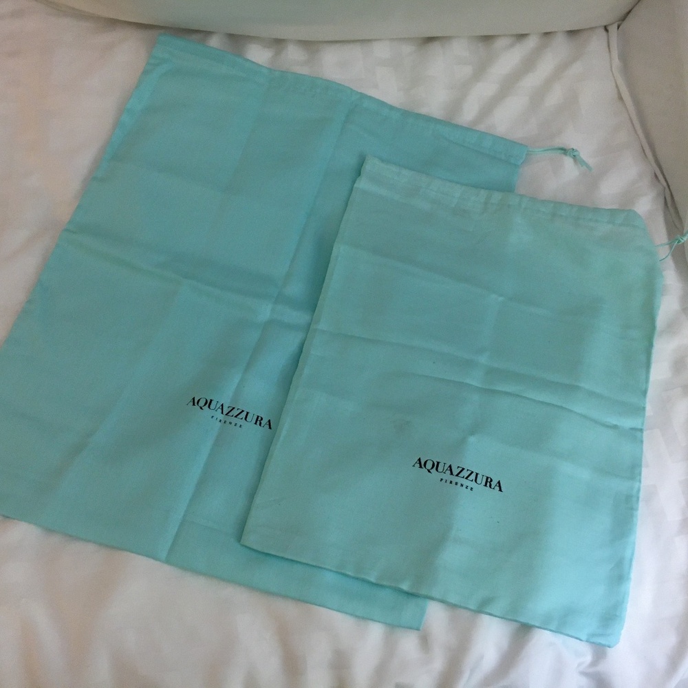 Bundle of Aquazzura Firenze dust bags